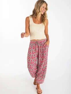 Allison Pant - Pink Puff Floral