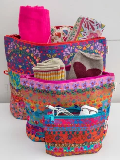 Anything u0026 Everything Pouches, Set of 3 - Border Print