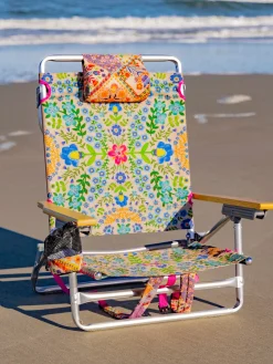Backpack Beach Chair - Taupe Mandala