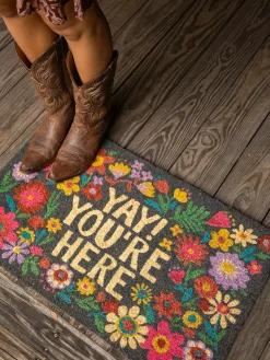 Bungalow Doormat - Yay You're Here