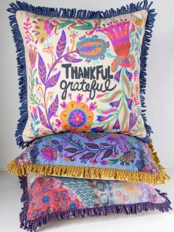 Bungalow Pillow - Thankful Grateful