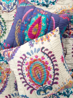 Bungalow Reversible Cotton Euro Sham - Folklore