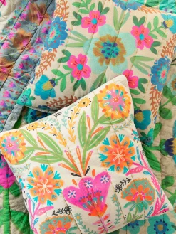 Bungalow Reversible Cotton Euro Sham - Free Spirit