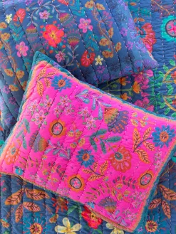 Bungalow Reversible Cotton Shams, Set of 2 - Magic Folk Garden