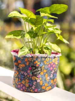 Canvas Planter Cover - I'm Rooting For You