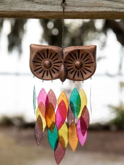 Capiz Wind Chime - Owl