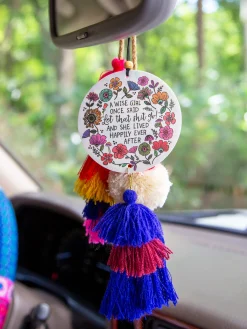 Car Air Freshener - A Wise Girl Once Said