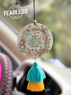 Car Air Freshener - Today I Will Not Stress