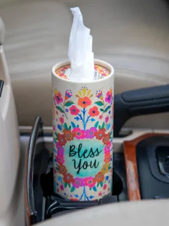Car Tissues, Set of 3 - Bless You