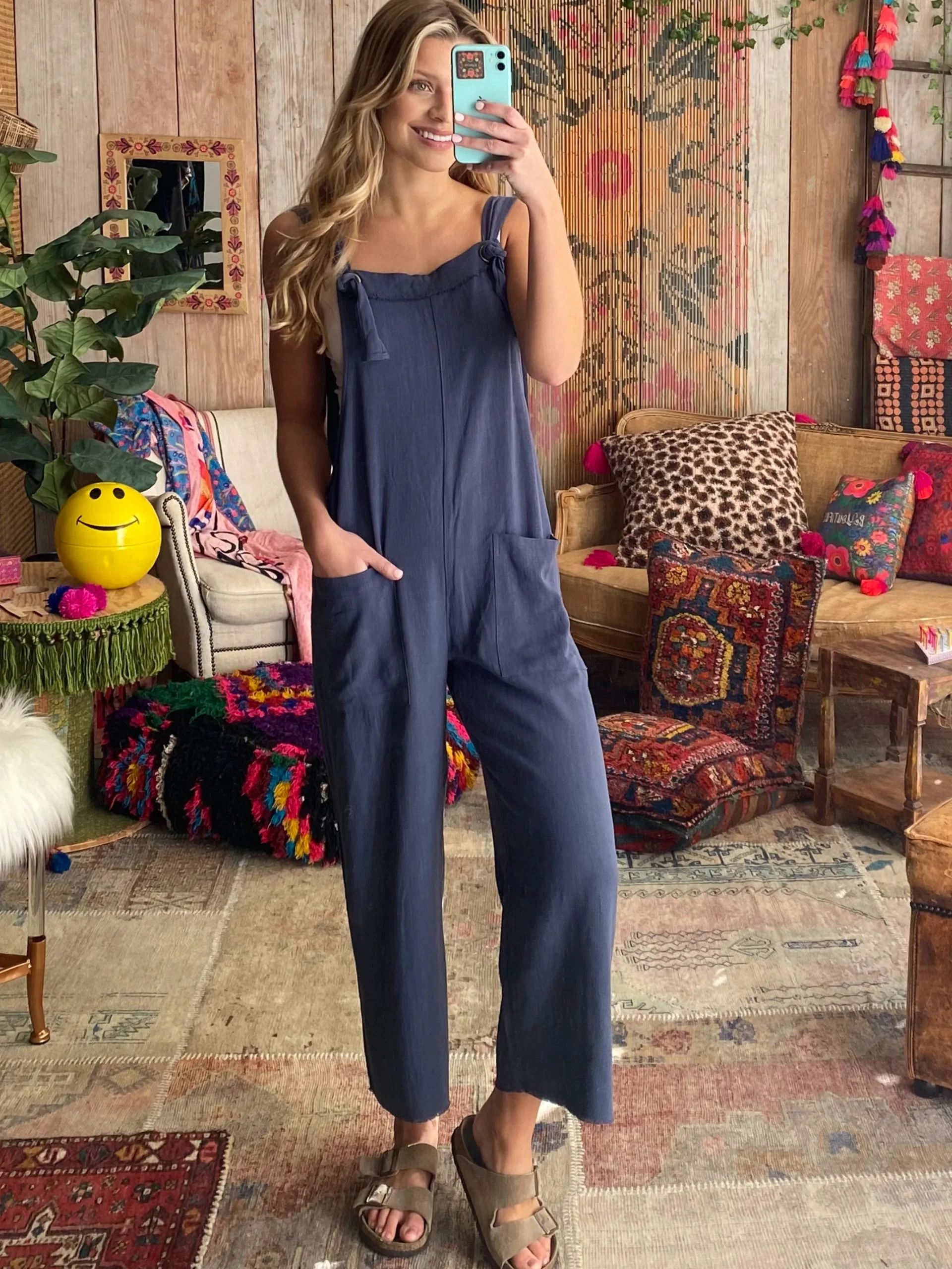 Carly Jumpsuit - Navy