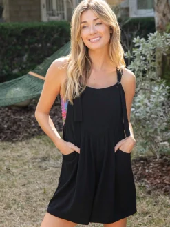 Carrington Romper - Black