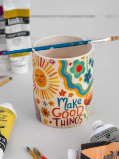 Ceramic Painter's Cup - Make Good Things