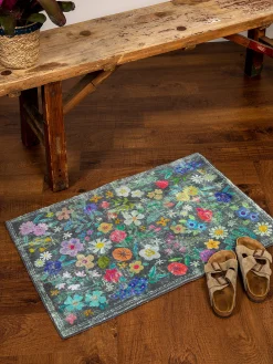 Chenille Rug, 2' x 3' - Wildflower
