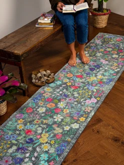 Chenille Rug, 2' x 8' - Wildflower