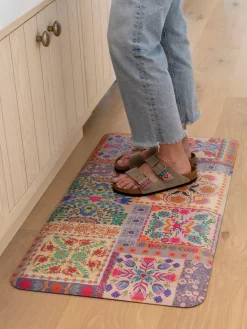 Comfy Kitchen Standing Mat - Heritage Folk Patchwork