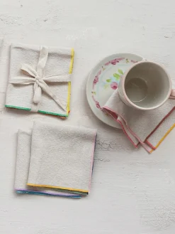 Cotton Napkins, Set of 4 - Cocktail