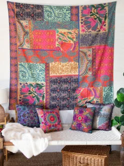 Cotton Tapestry - Large Multicolored