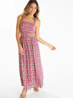 Courtney Maxi Dress - Pink Puff Floral
