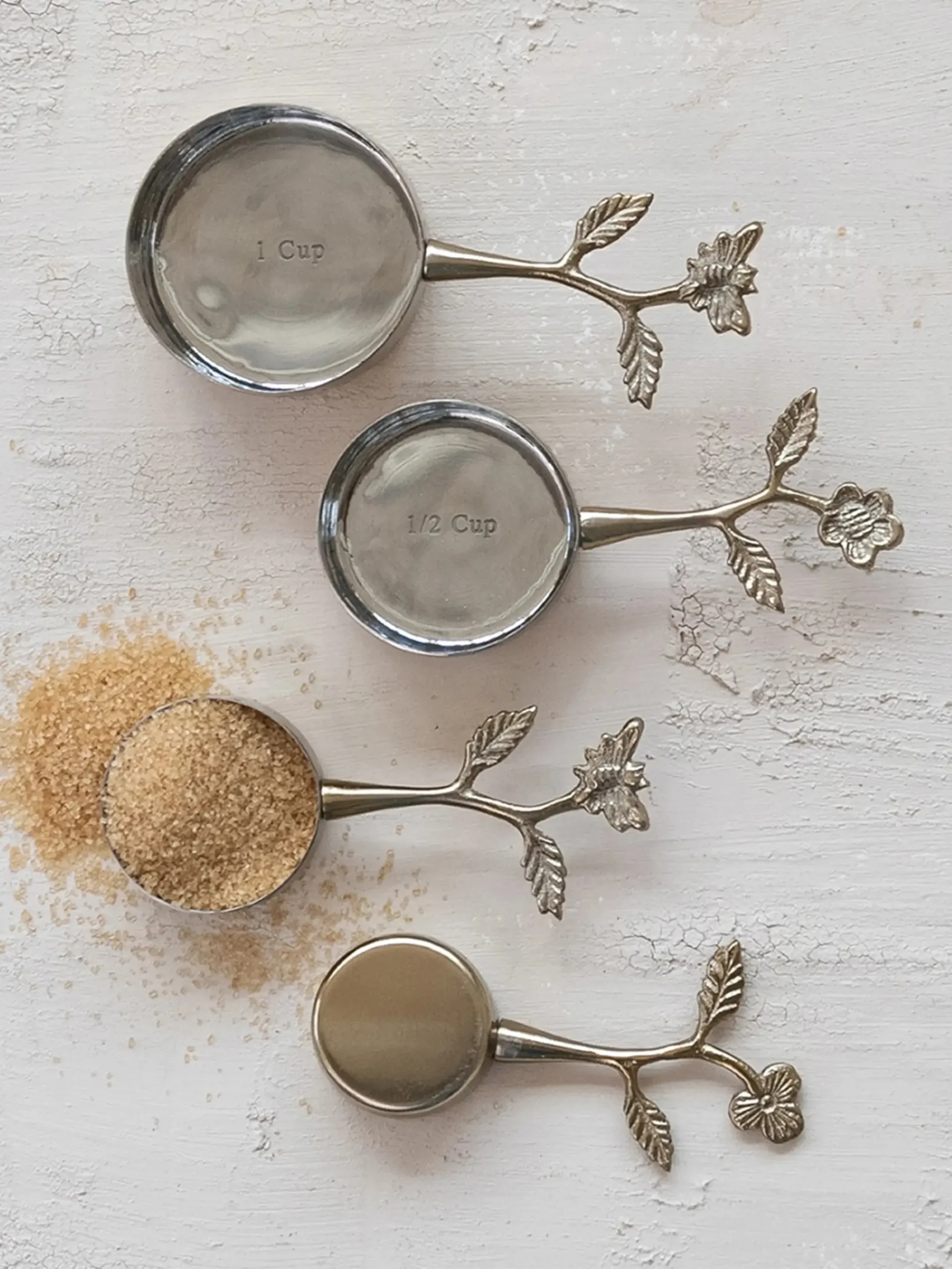 Flower Handle Measuring Cups