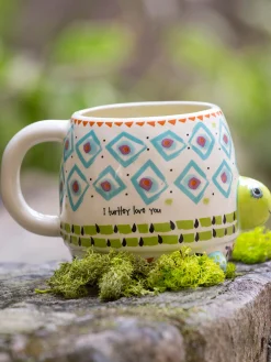 Folk Art Coffee Mug - Myrtle The Turtle