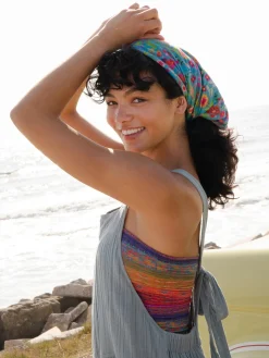 Full Boho Bandeau® Headband - Rainbow Borders