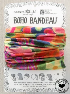 Full Boho Bandeau® Headband - Pink Painted Garden