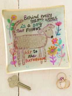 Glass Tray - Behind Every Strong Woman