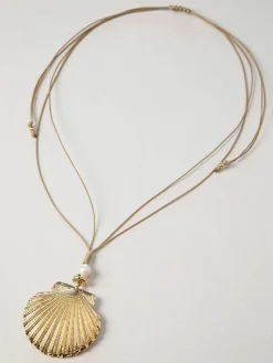 Gold Shell Necklace