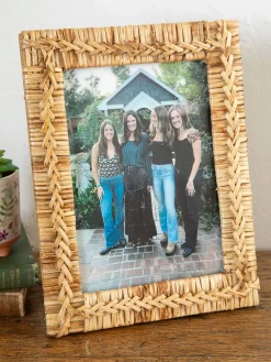 Hand Woven Rattan Picture Frame