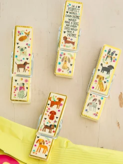 Happy Clips, Set of 4 - Every Dog Has A Home