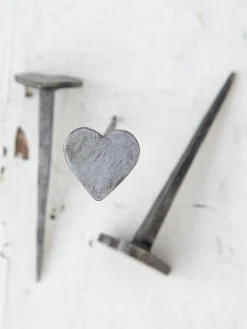 Heart Nails, Large - Set of 3