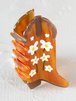 Icon Hair Claw - Brown Boot