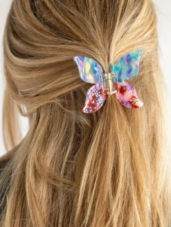 Icon Hair Claw - Dusty Blue Butterfly