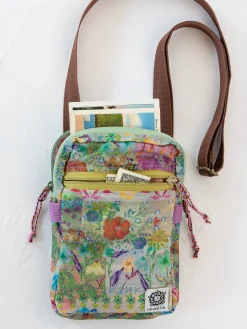 8-in-1 Pocket Crossbody - Taupe Watercolor Patchwork