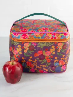 Lunchbox Mini Cooler - Blue Pink Clusters