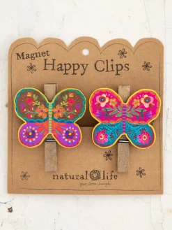 Magnet Happy Clips, Set of 2 - Butterfly