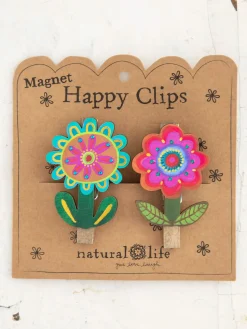 Magnet Happy Clips, Set of 2 - Flower