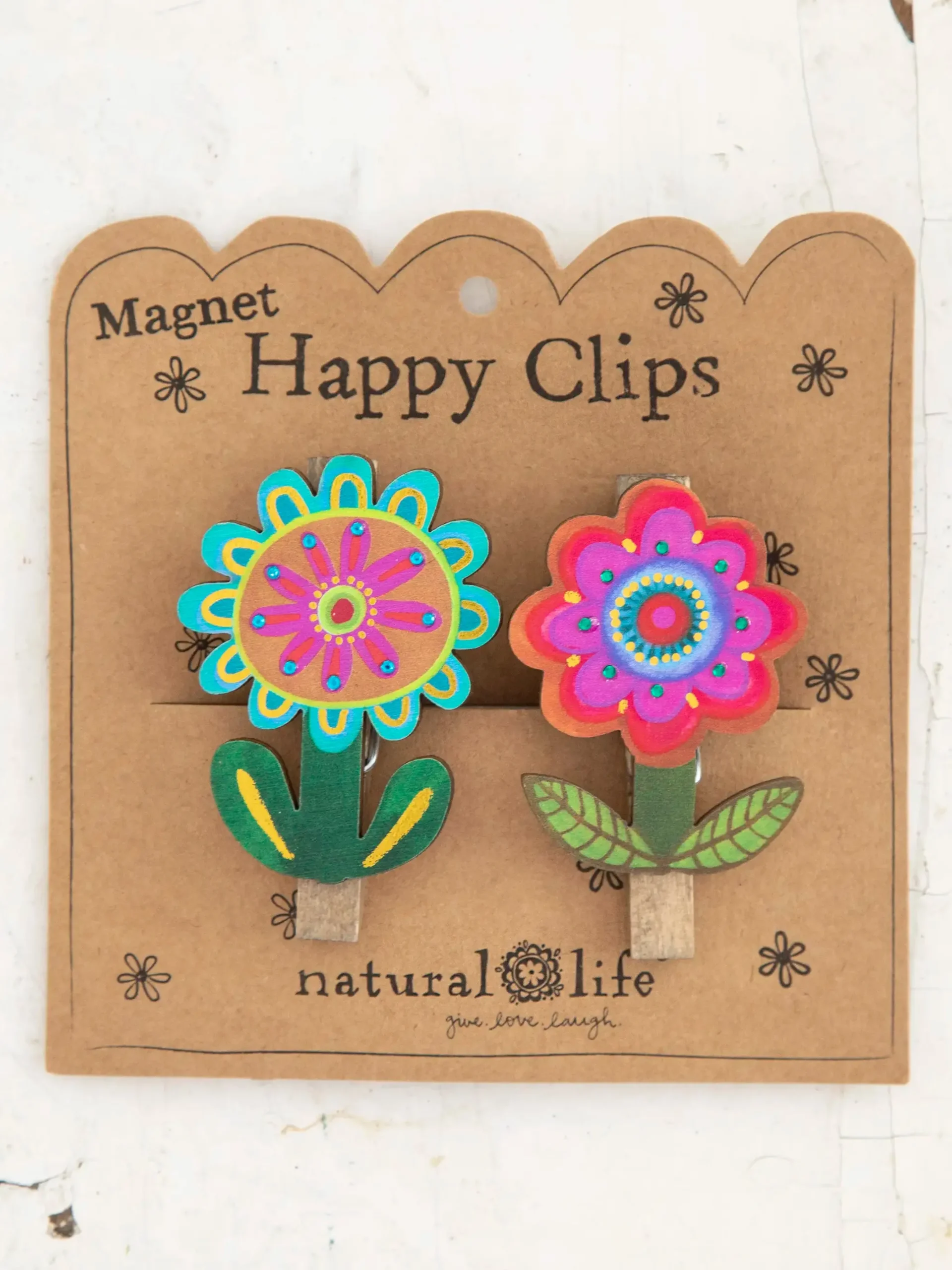 Magnet Happy Clips, Set of 2 - Flower