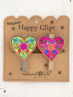 Magnet Happy Clips, Set of 2 - Heart