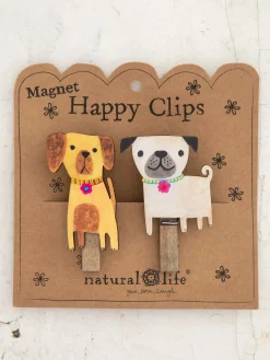 Magnet Happy Clips, Set of 2 - Dog