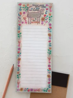 Magnetic List Pad - Behind Every Strong Woman