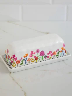 Melamine Butter Dish - Mushroom