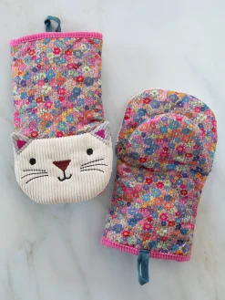 Midi Oven Mitt - Cat
