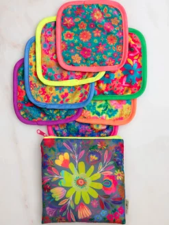 Mini Makeup Removing Cloths Set - Floral