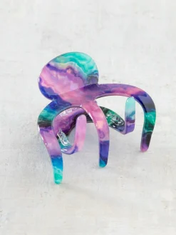Octopus Hair Claw Clip - Purple
