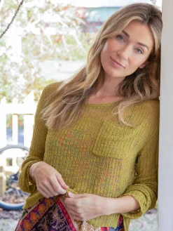 Patti Layering Sweater - Chartreuse