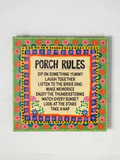 Porch Sign - Porch Rules