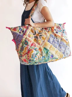 Puffy Weekender Bag - Heritage Folk Patchwork