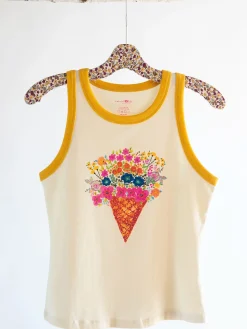 Ringer Tank Top - Ice Cream Cone