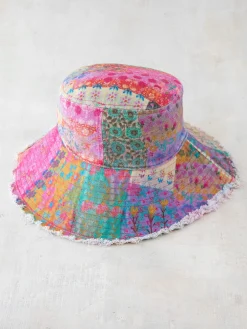 Sandy Days Bucket Hat - Watercolor Patchwork